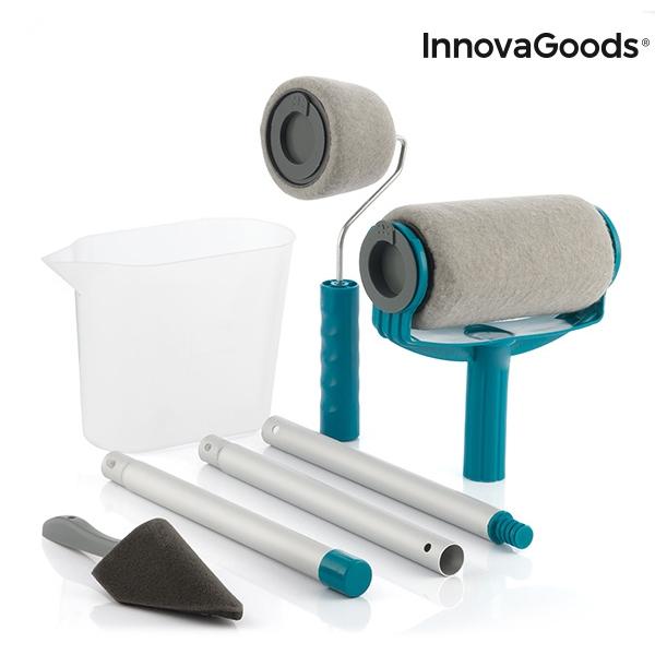 SET DE RODILLOS DE PINTURA RECARGABLES ANTIGOTEO